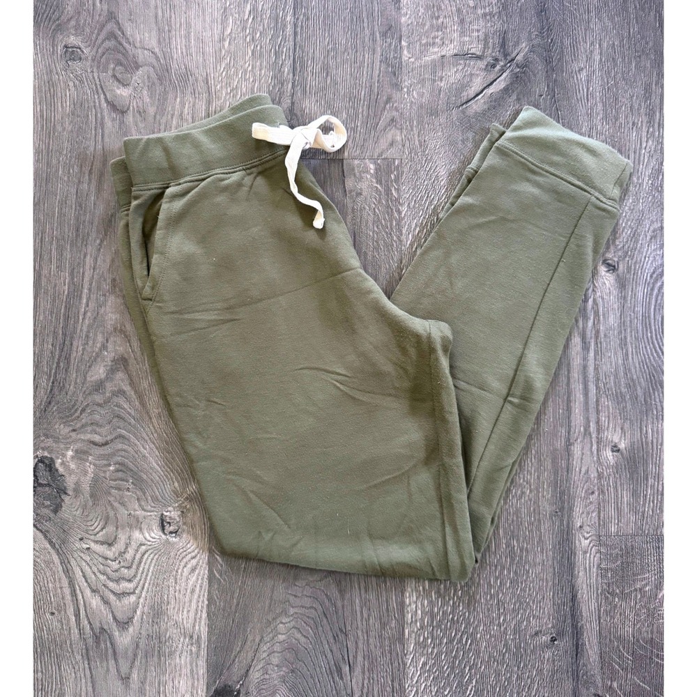 J.Crew Cloud Fleece Jogger Lounge Pajama Pants XS Olive Green Modal Blend NWOT